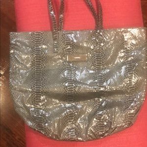 Calvin Klien Grey Croco Large tote bag New